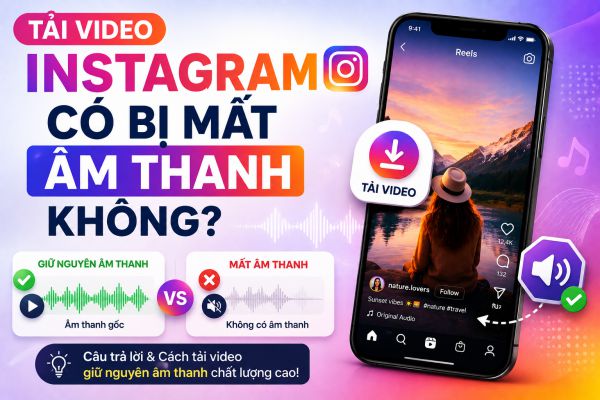 Tải Video Instagram Có Bị Mất Âm Thanh Không? Cách Xử Lý Lỗi